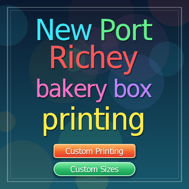 New Port Richey bakery box printing