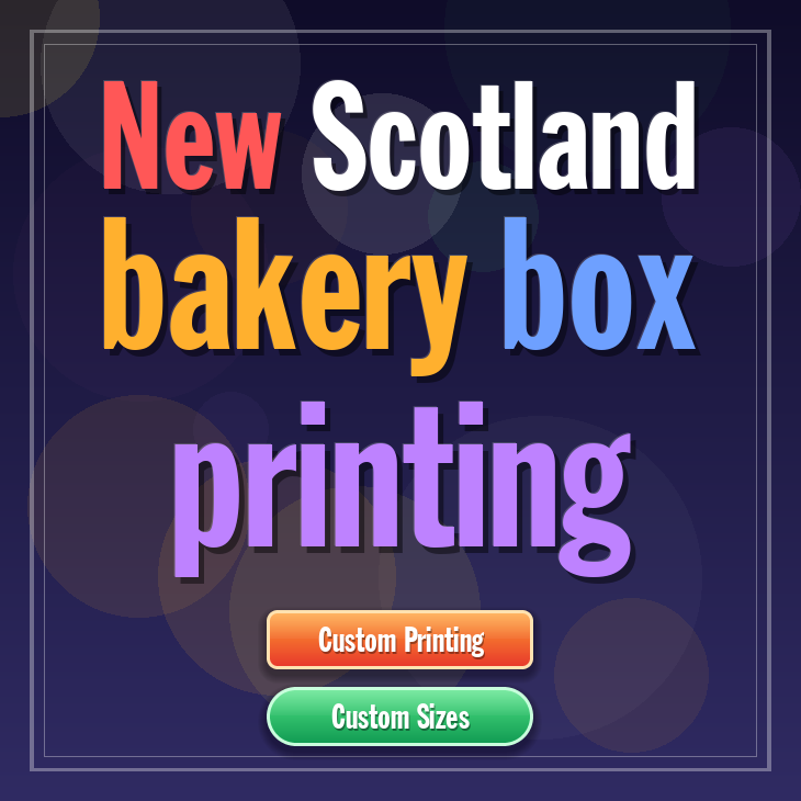 New Scotland bakery box printing