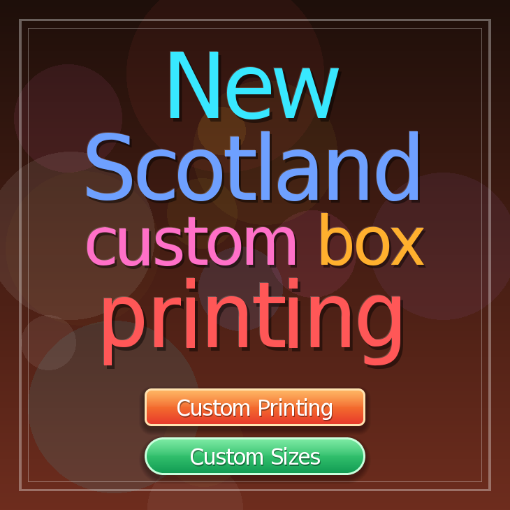 New Scotland custom box printing