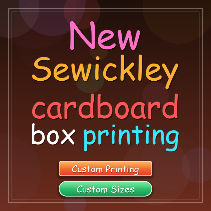 New Sewickley cardboard box printing