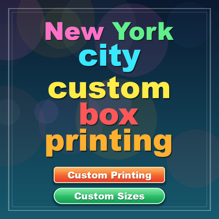 New York city custom box printing
