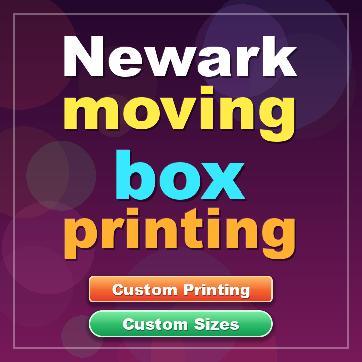 Newark moving box printing