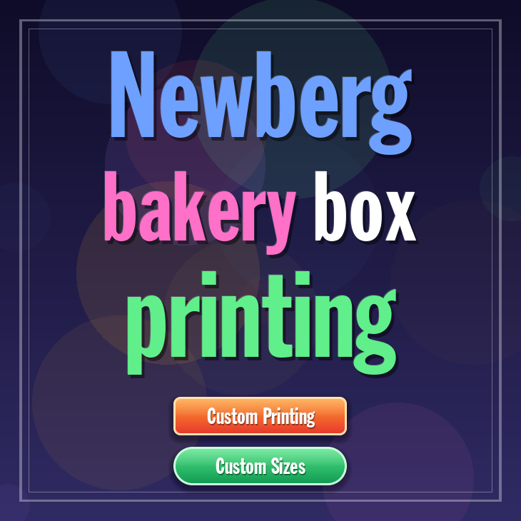 Newberg bakery box printing