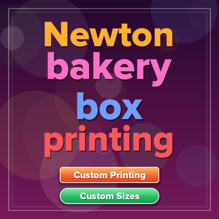 Newton bakery box printing