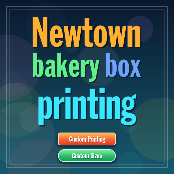 Newtown bakery box printing