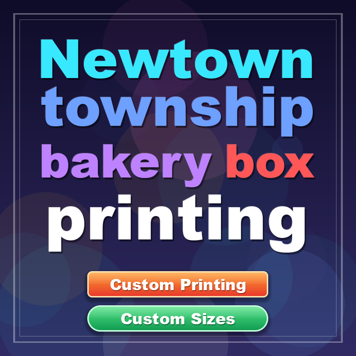 Newtown Township bakery box printing