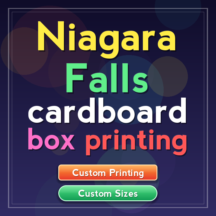 Niagara Falls cardboard box printing