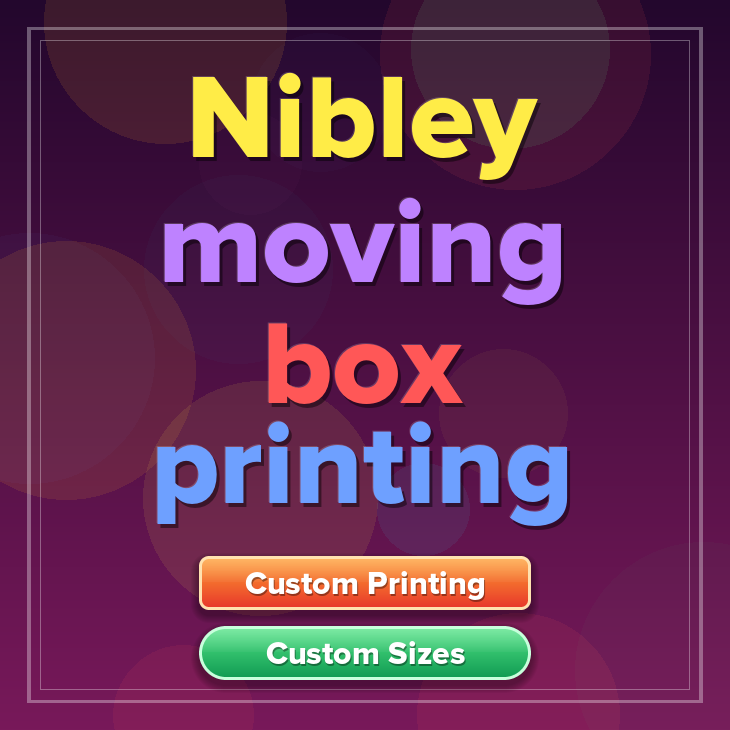 Nibley moving box printing