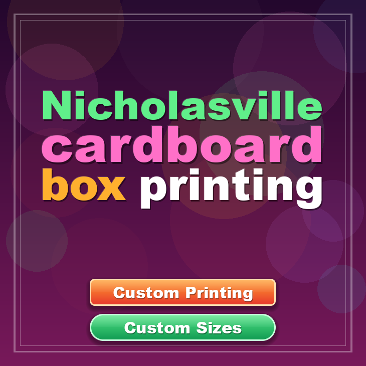 Nicholasville cardboard box printing