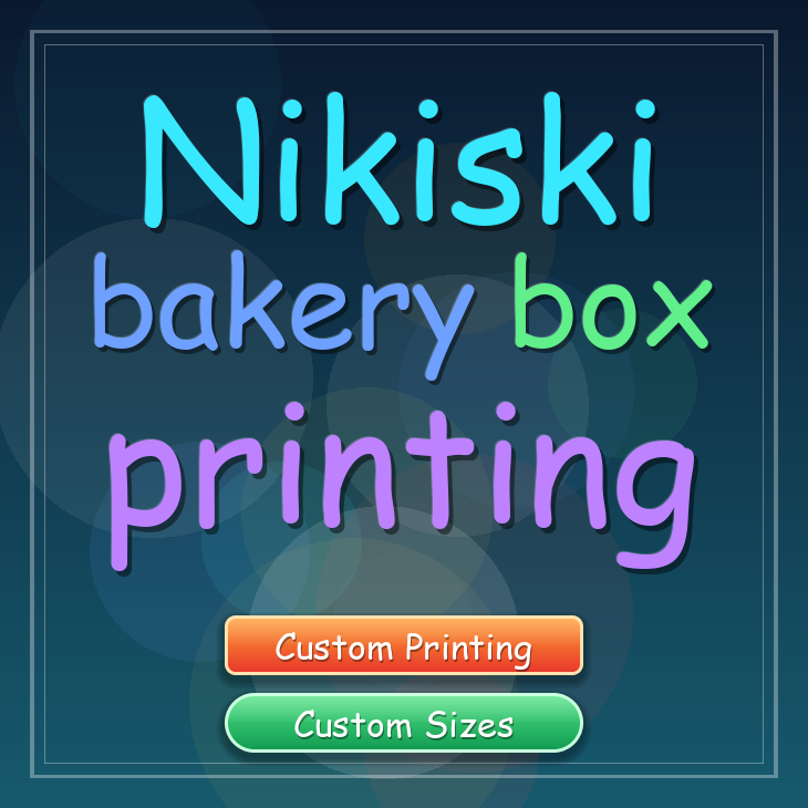 Nikiski bakery box printing