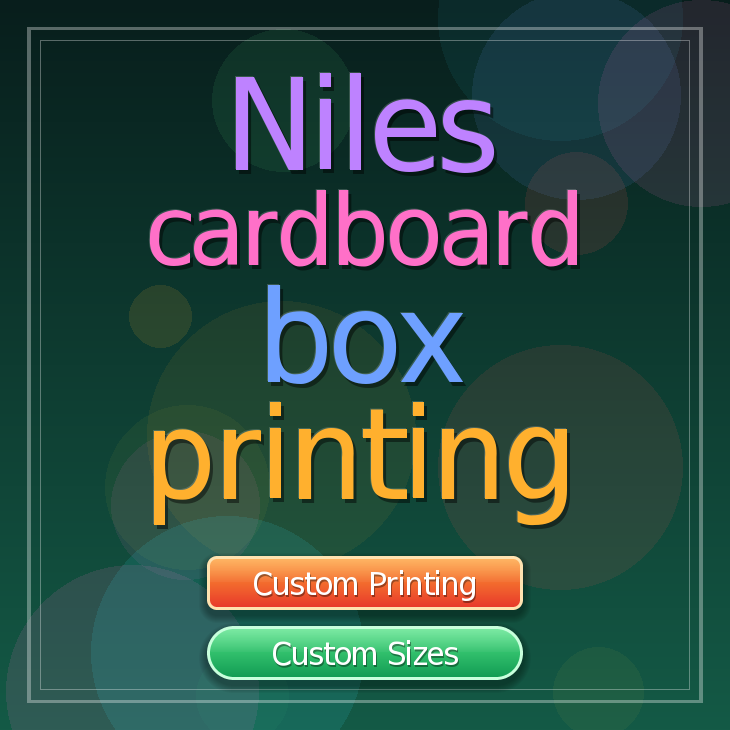 Niles cardboard box printing