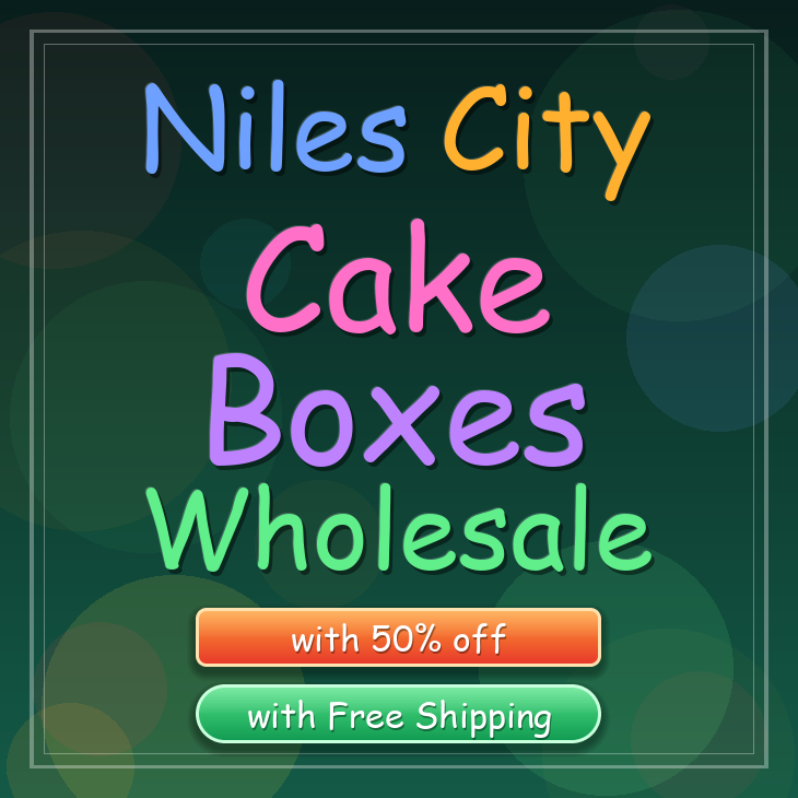 Niles City cake boxes