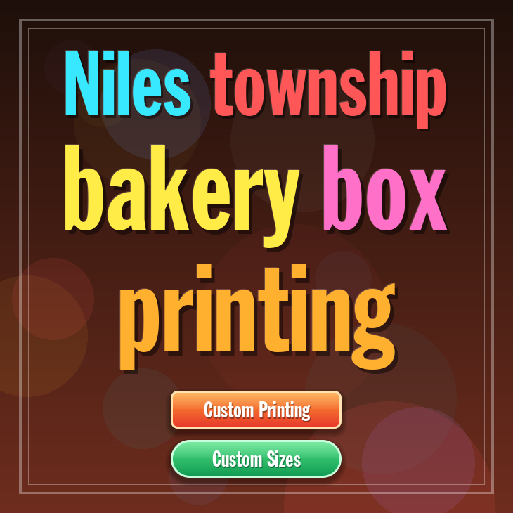 Niles Township bakery box printing