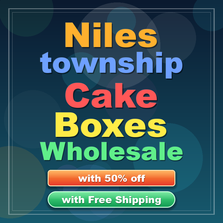 Niles Township cake boxes