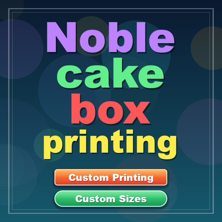 Noble cake box printing
