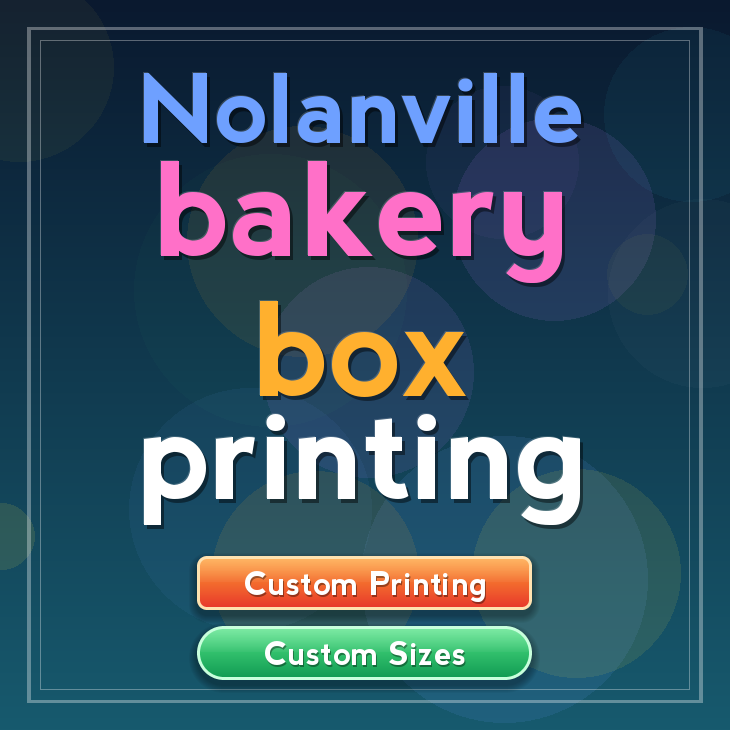 Nolanville bakery box printing