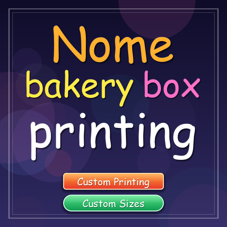 Nome bakery box printing