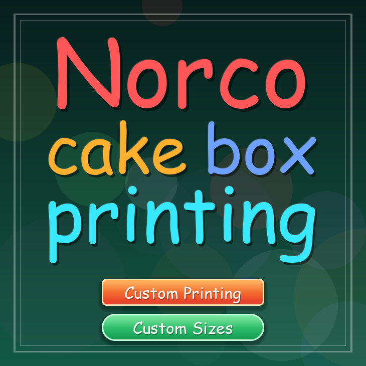 Norco cake box printing
