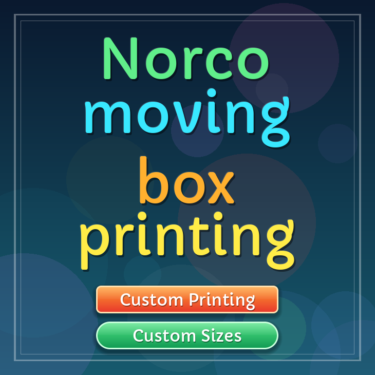 Norco moving box printing