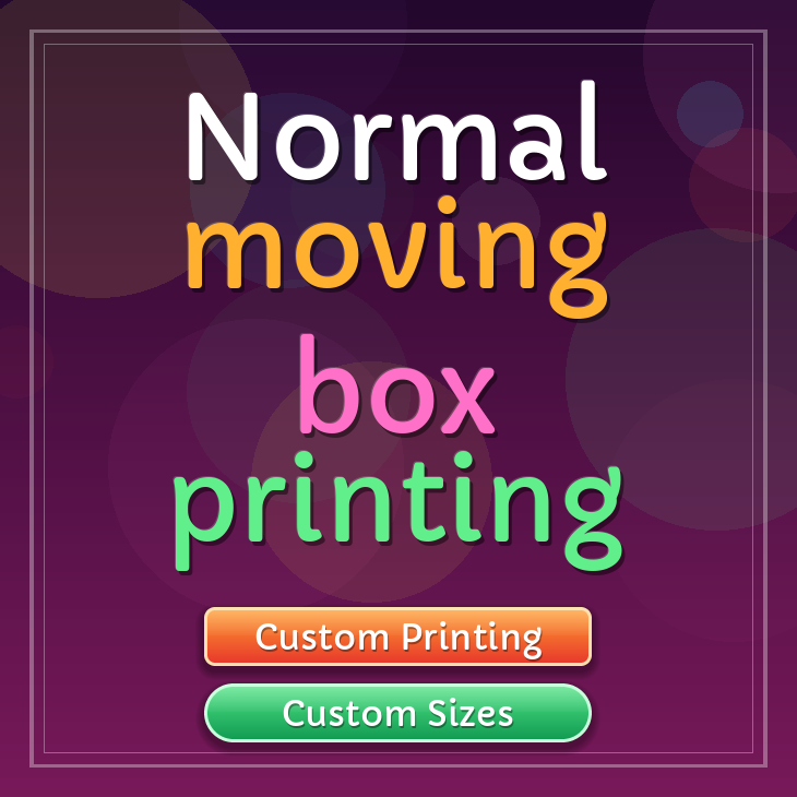 Normal moving box printing