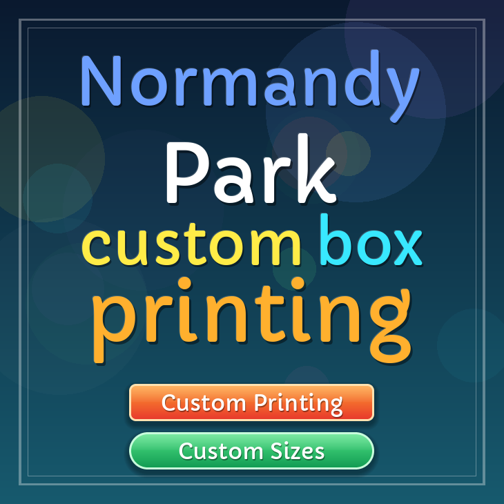 Normandy Park custom box printing