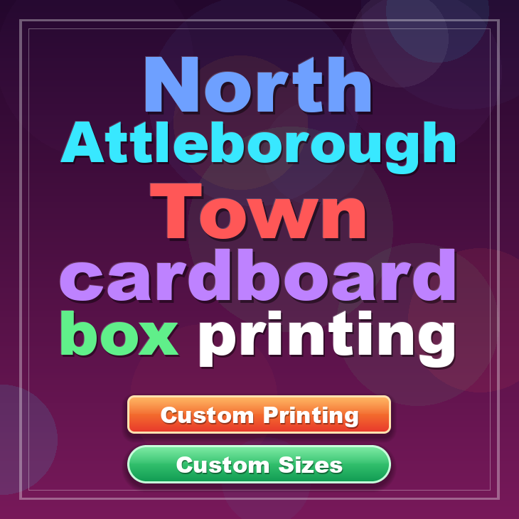 North Attleborough Town cardboard box printing
