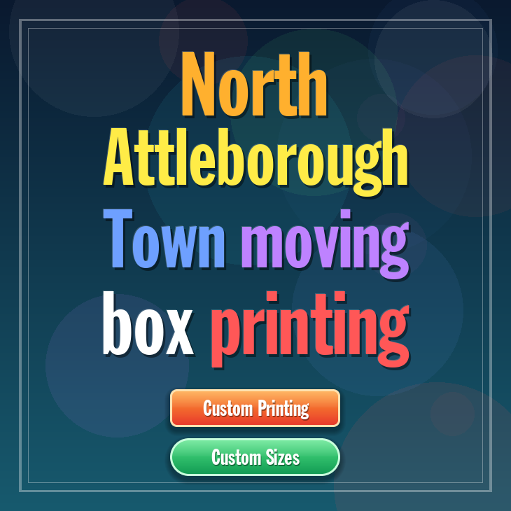 North Attleborough Town moving box printing