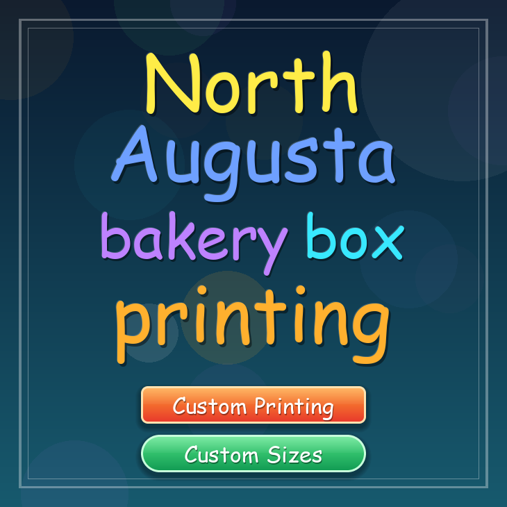 North Augusta bakery box printing