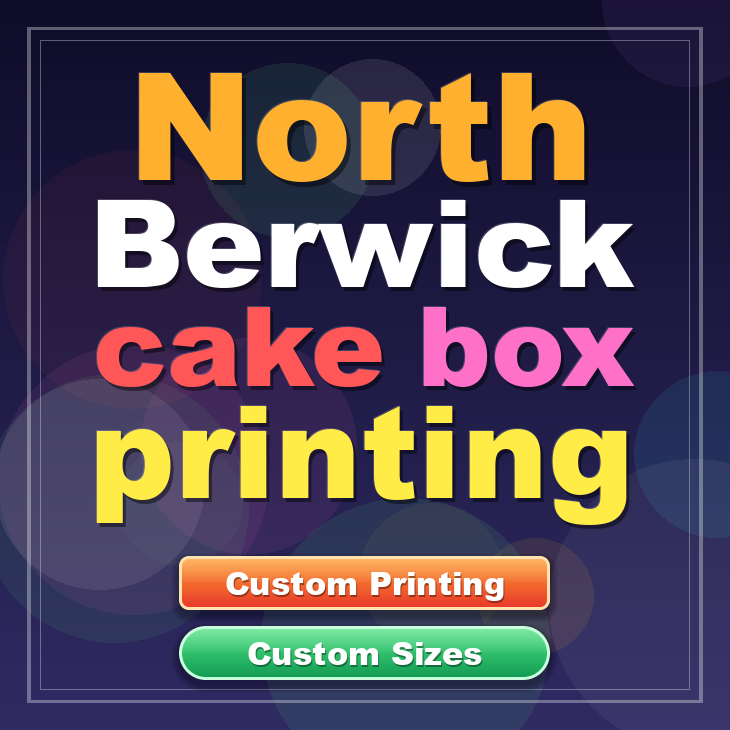 North Berwick cake box printing
