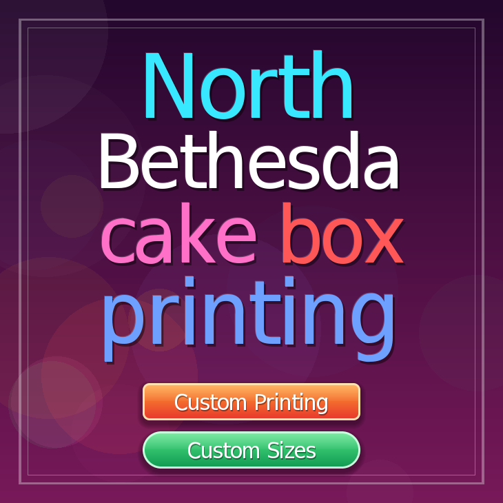 North Bethesda cake box printing