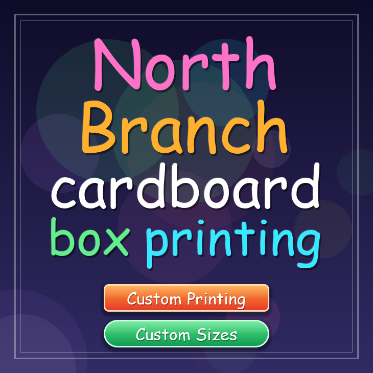 North Branch cardboard box printing
