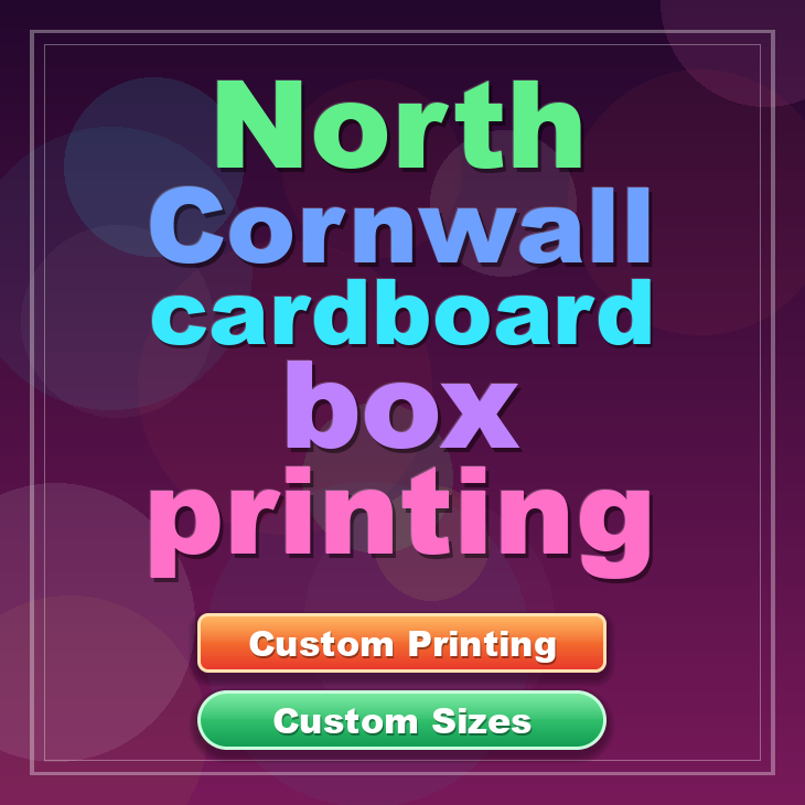 North Cornwall cardboard box printing
