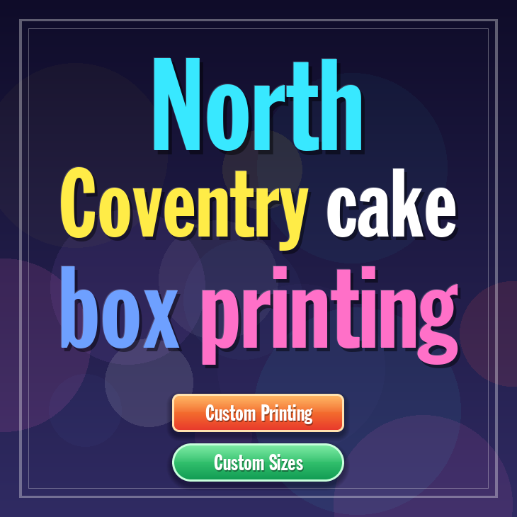 North Coventry cake box printing
