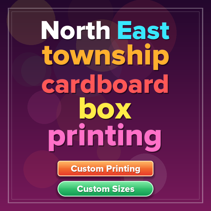 North East township cardboard box printing