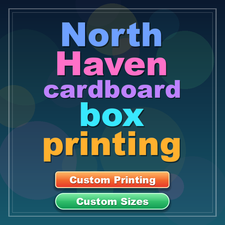 North Haven cardboard box printing