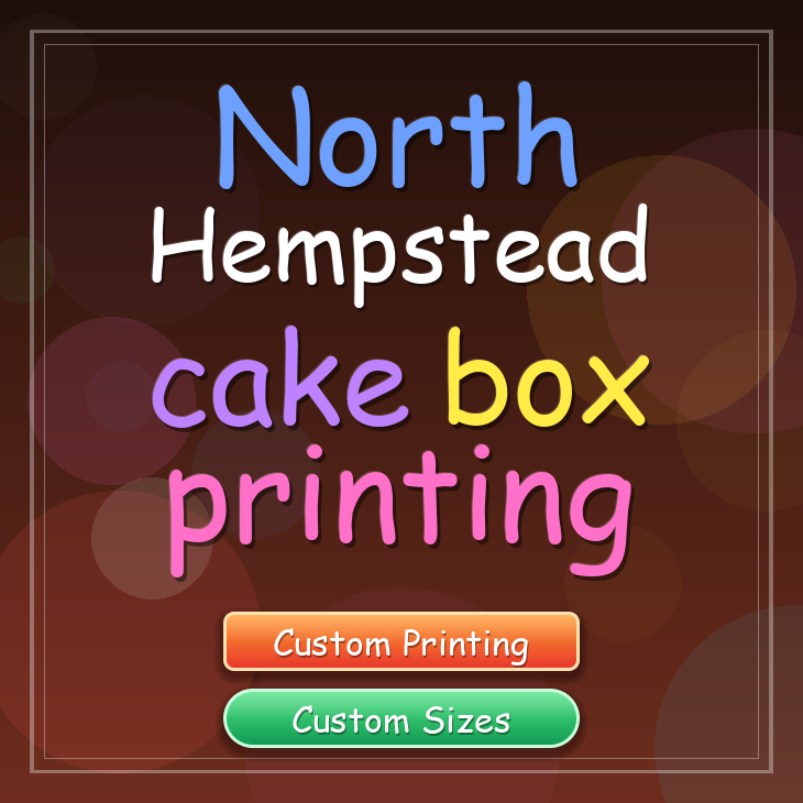North Hempstead cake box printing
