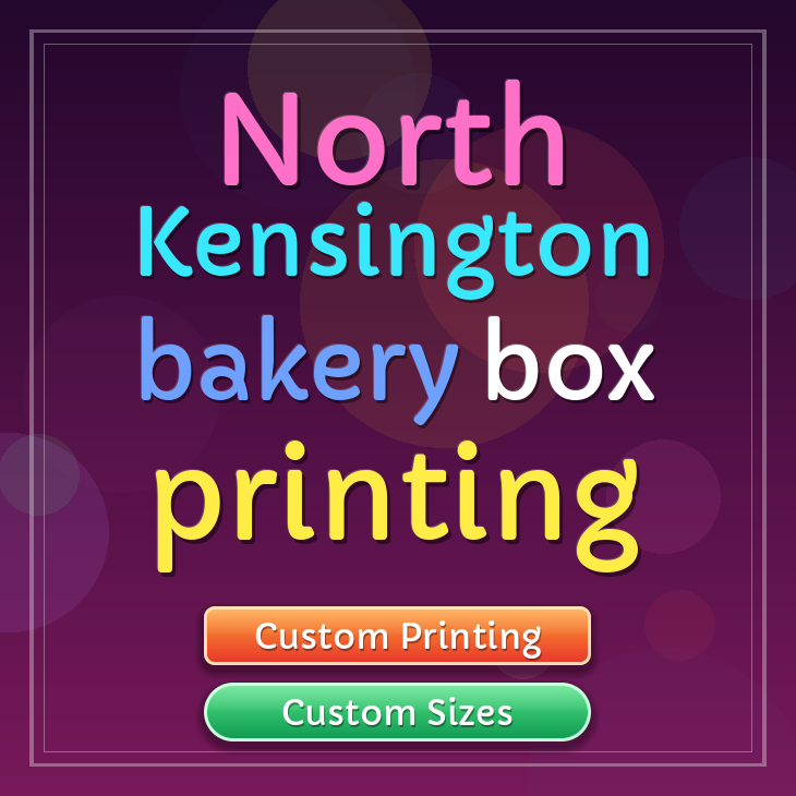 North Kensington bakery box printing