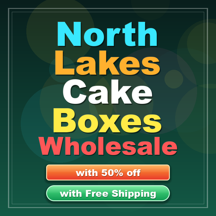 North Lakes cake boxes