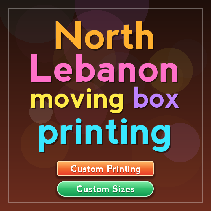 North Lebanon moving box printing