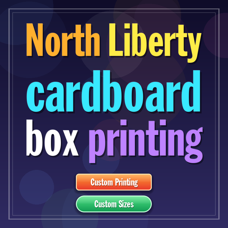 North Liberty cardboard box printing