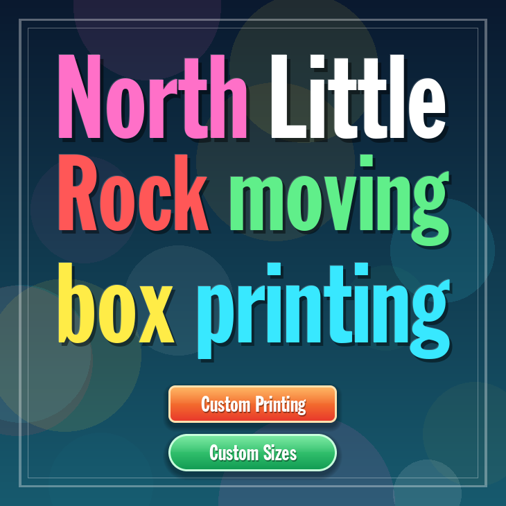 North Little Rock moving box printing