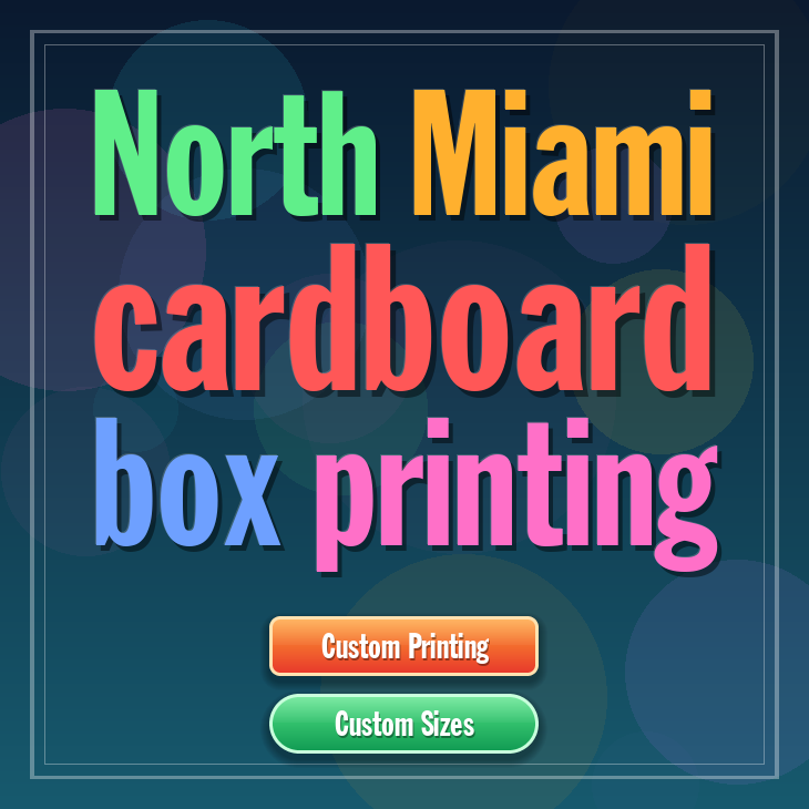 North Miami cardboard box printing