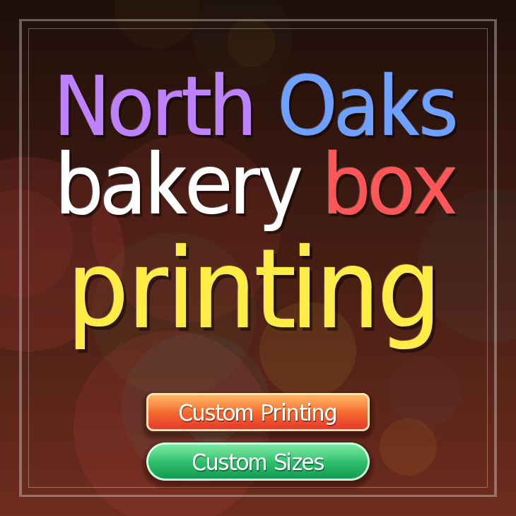 North Oaks bakery box printing