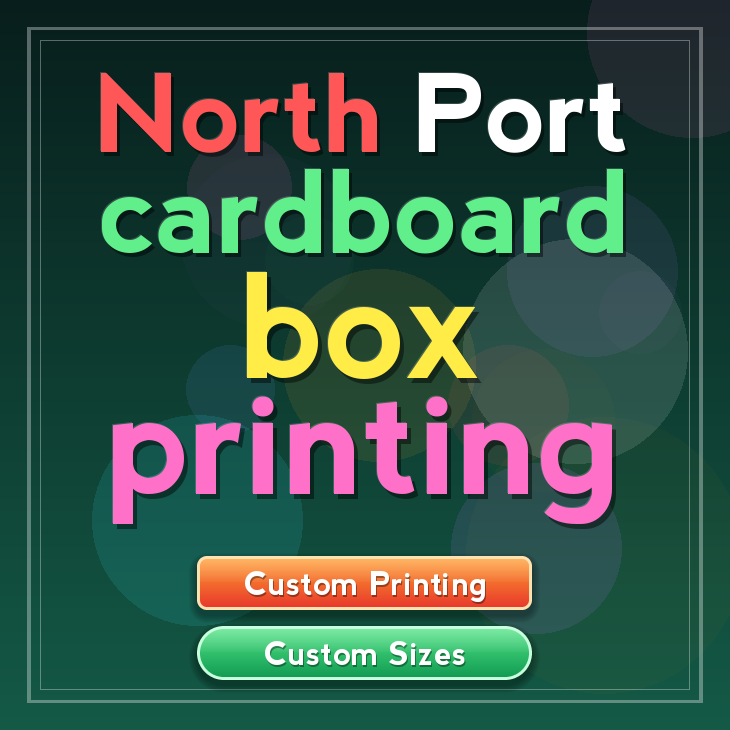 North Port cardboard box printing
