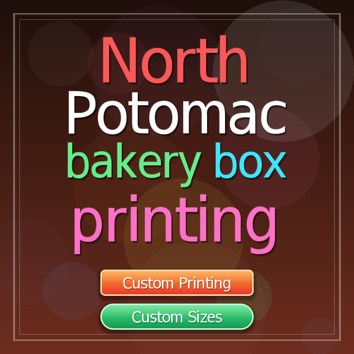 North Potomac bakery box printing