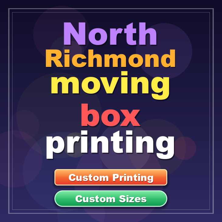 North Richmond moving box printing