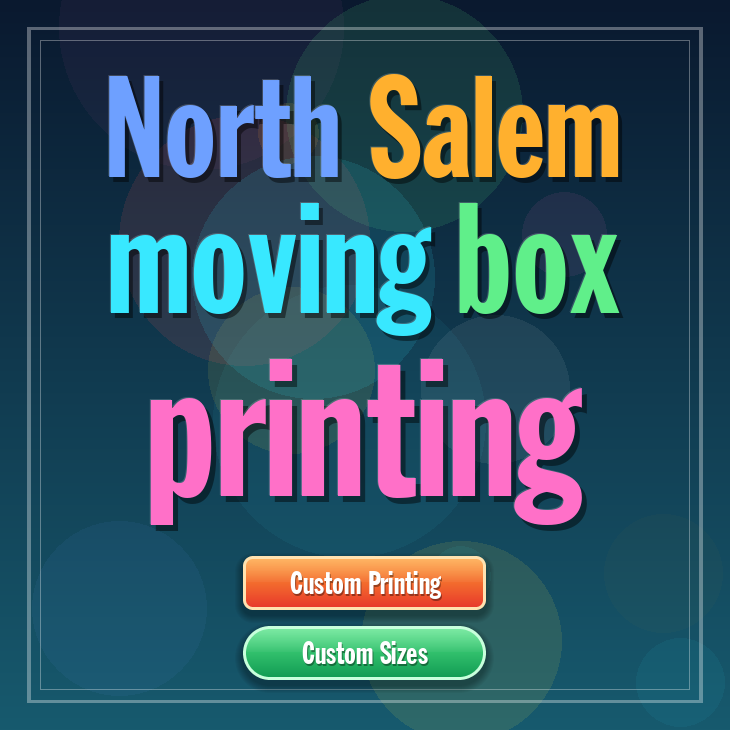 North Salem moving box printing