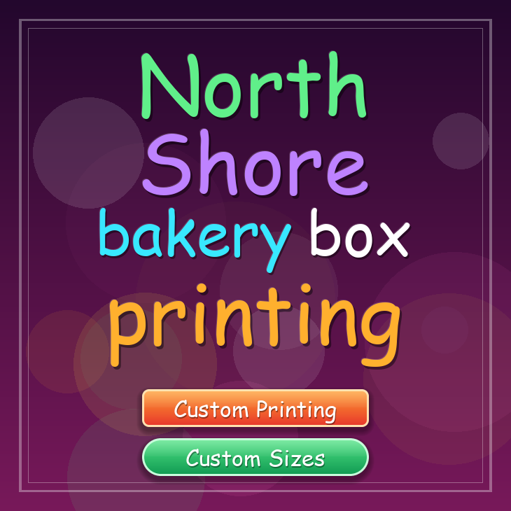 North Shore bakery box printing