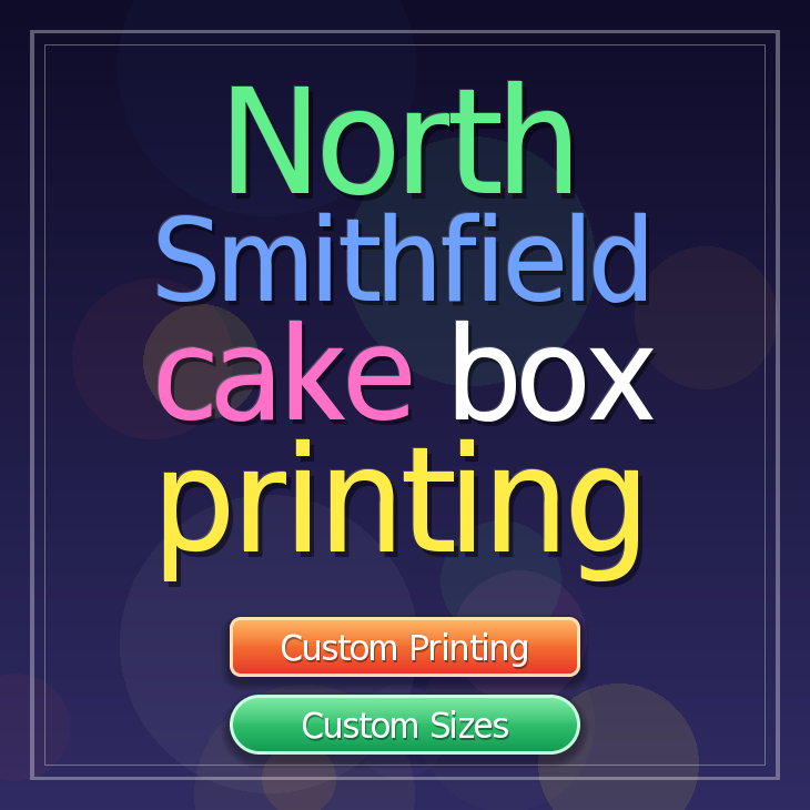 North Smithfield cake box printing