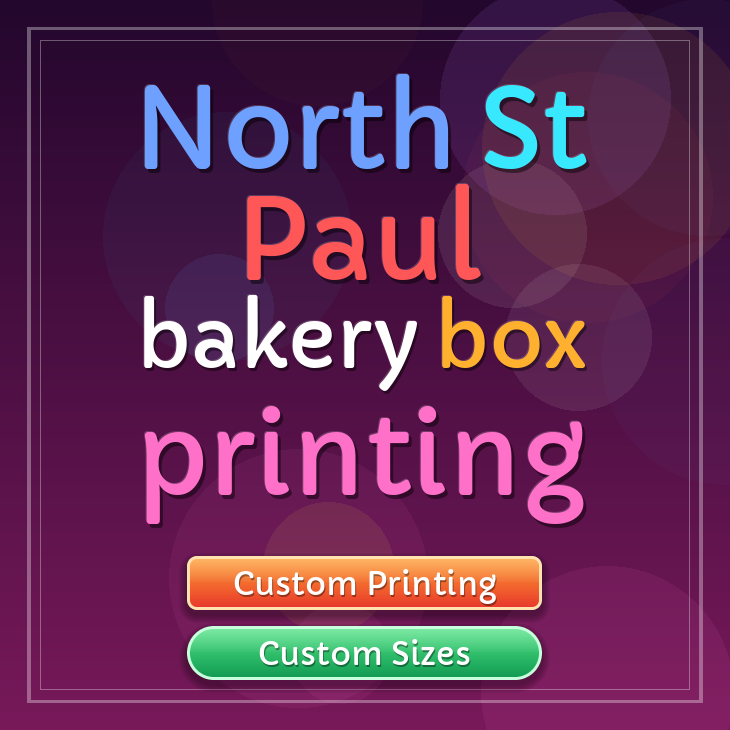 North St Paul bakery box printing